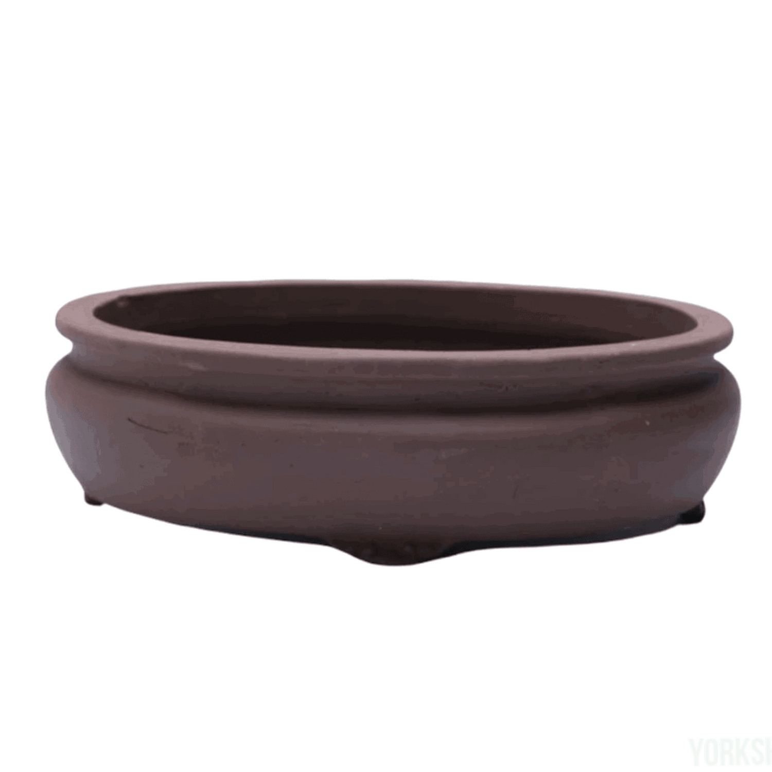 Yorkshire Bonsai Unglazed Bonsai Pot Oval - 26cm