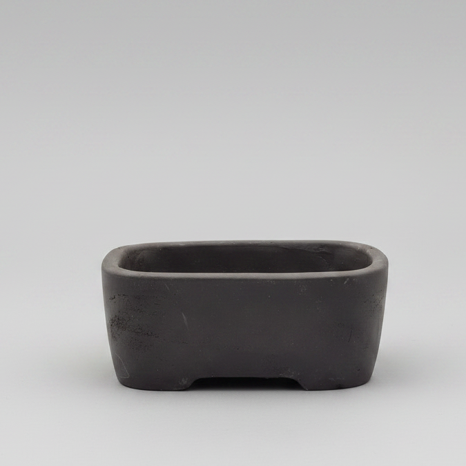 Yorkshire Bonsai Unglazed Rectangular Bonsai Pot - 16cm