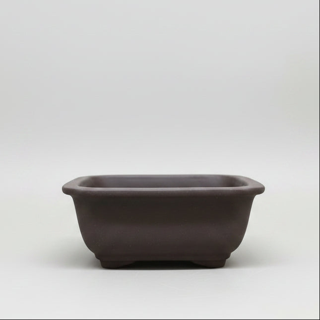 Yorkshire Bonsai Unglazed Rectangular Bonsai Pot Ceramic - 16cm