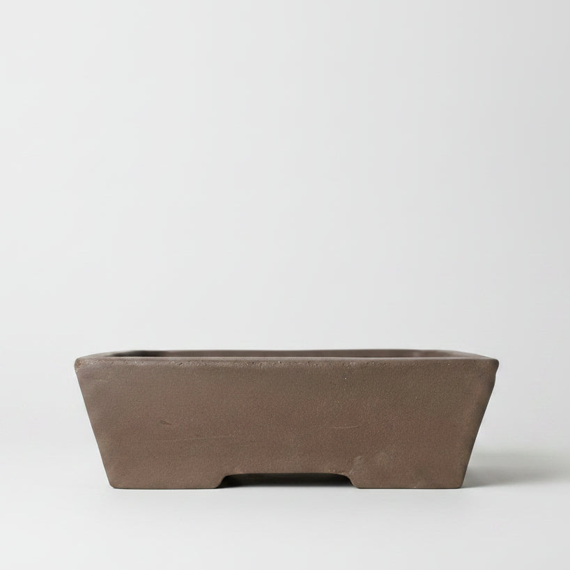 Yorkshire Bonsai Unglazed Rectangular Bonsai Pot - 26cm