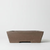 Yorkshire Bonsai Unglazed Rectangular Bonsai Pot - 26cm