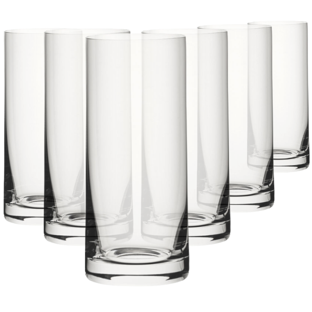 Glassware UK Classic Highball Glasses 440ml - Set of 6