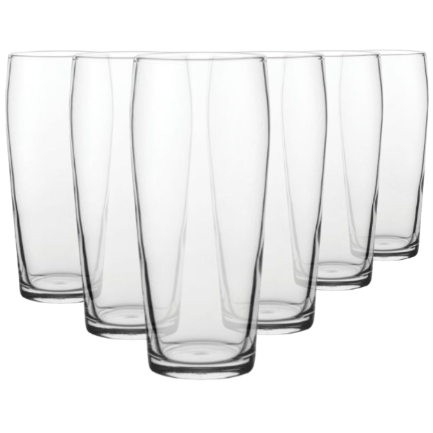 Glassware UK Ale Craft Beer Glasses 570ml - Set of 6