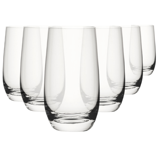 Glassware UK Cool Highball Glasses 350ml - Set of 6