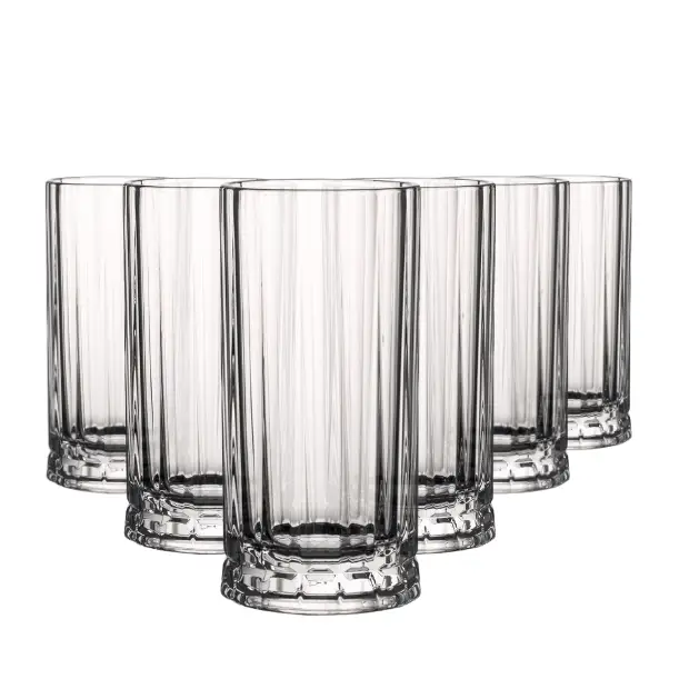 Glassware UK Wayne Highball Glass 250ml - Set of 6