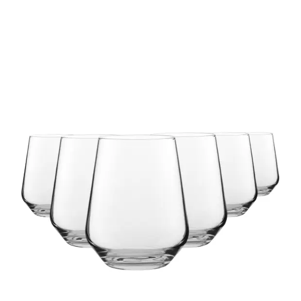 Glassware UK Allegra Glass Tumblers 440ml - Set of 6