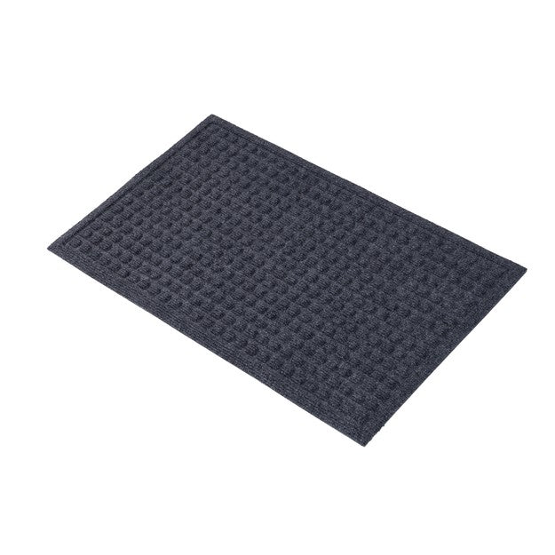 Nicoman Eco Friendly Waffles Pattern Door Mat - Grey