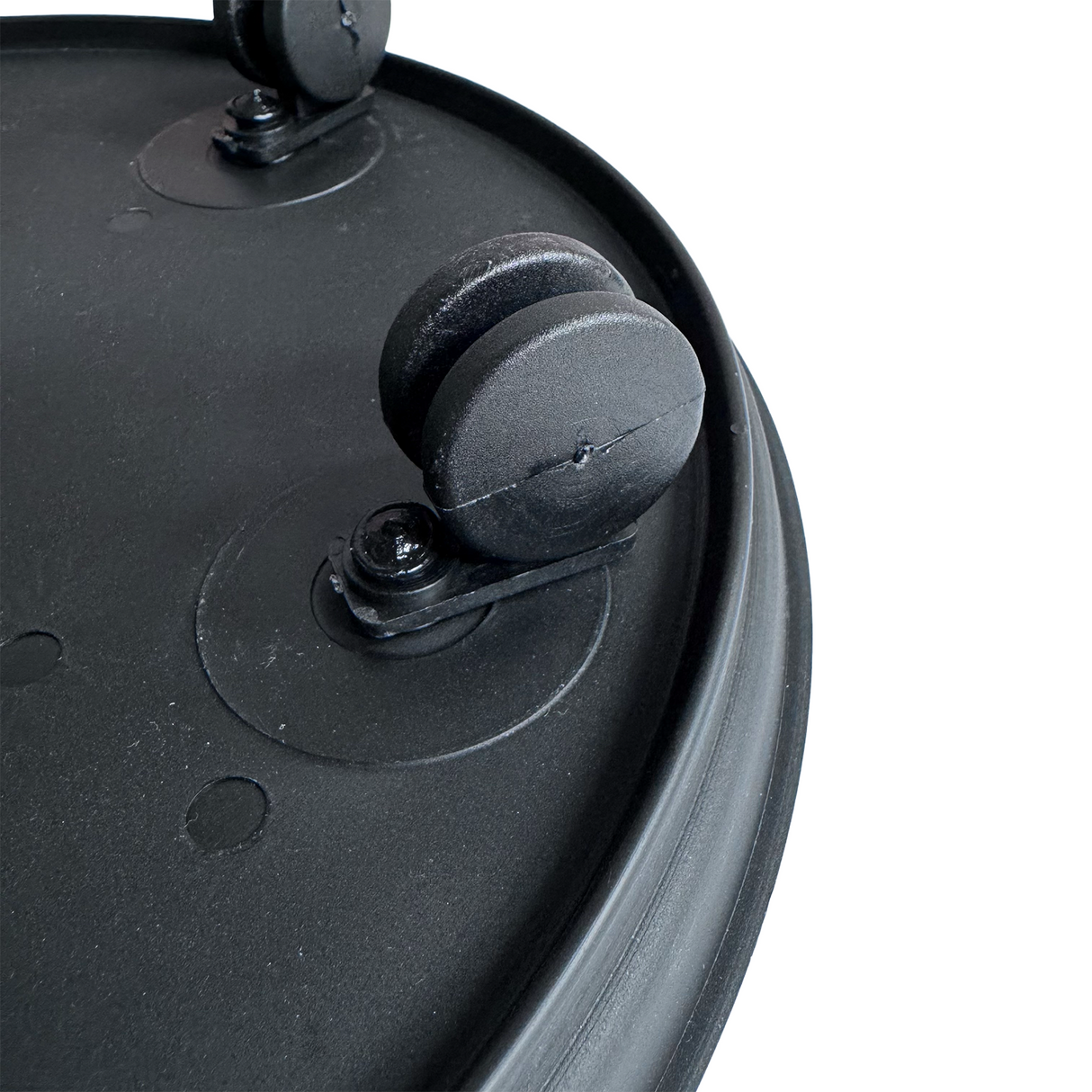 Etree Patio Pot Trolley Set of 2 Black – Medium 30cm & Large 38cm