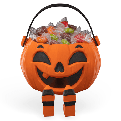 Filamora Studios Walking Pumpkin Candy Holder