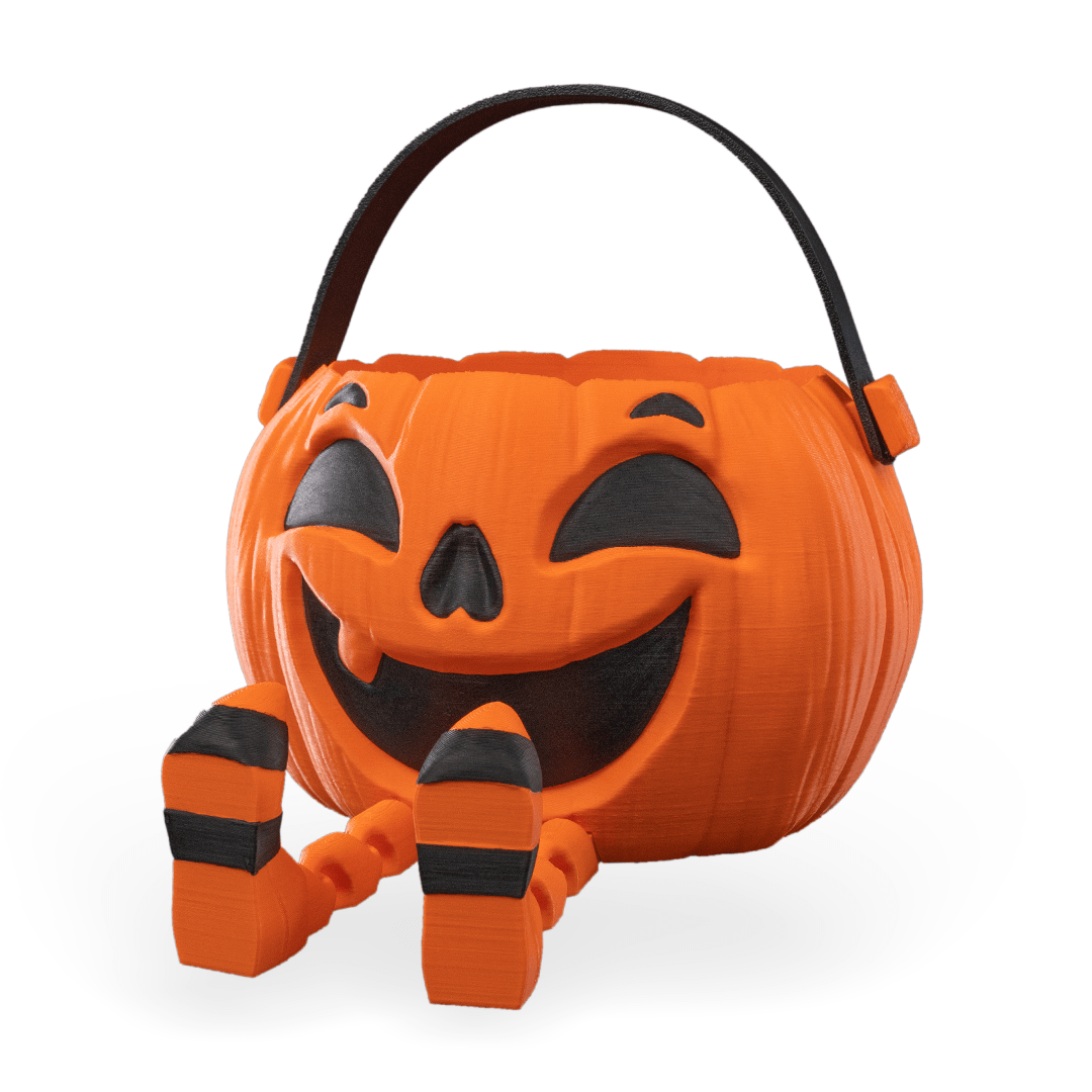 Filamora Studios Walking Pumpkin Candy Holder