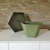 Filamora Studios Geometric Wall Planter for Herbs