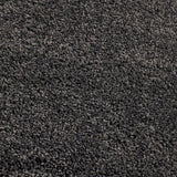 Washable Charcoal Shaggy Rug