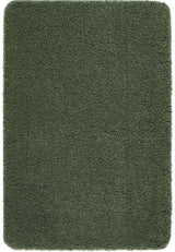 Washable Forest Green Shaggy Rug by The Rugs