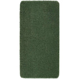 Washable Forest Green Shaggy Rug by The Rugs