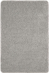 Washable Ghost Grey Shaggy Rug