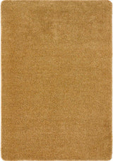 Washable Ochre Shaggy Rug