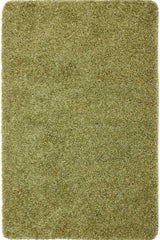 Washable Olive Green Shaggy Rug by The Rugs