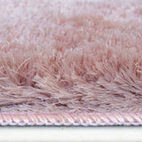Soft Washable Pink Shaggy Rug SA-07 by The Rugs