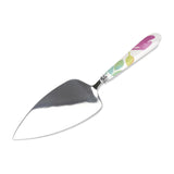 Portmeirion Porcelain Handle Water Garden Cake Slice with Floral Print