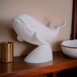 Filamora Studios Whale on Stand Minimalist Sculpture
