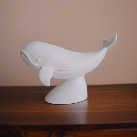 Filamora Studios Whale on Stand Minimalist Sculpture
