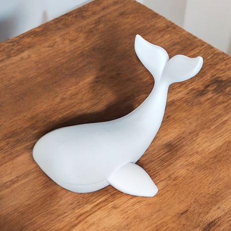 Filamora Studios Low Poly Whale Sculpture