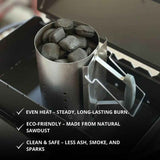 Globaltic Grilly Charcoal Briquettes - 3kg