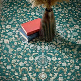Eco‑Washable Green Rug Medallion Design | The Rugs