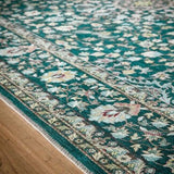 Eco‑Washable Green Rug Medallion Design | The Rugs