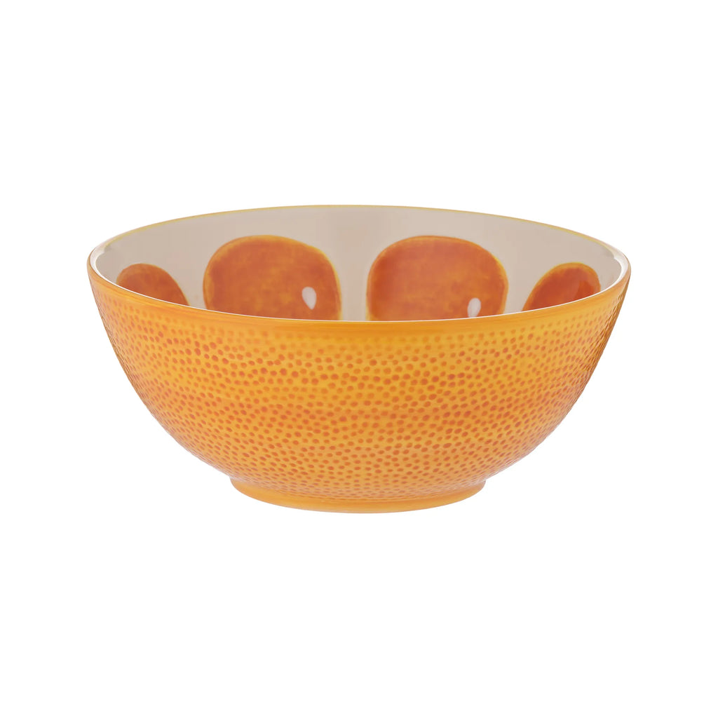 Typhoon World Foods Ceramic Orange Bowl, 21.5cm