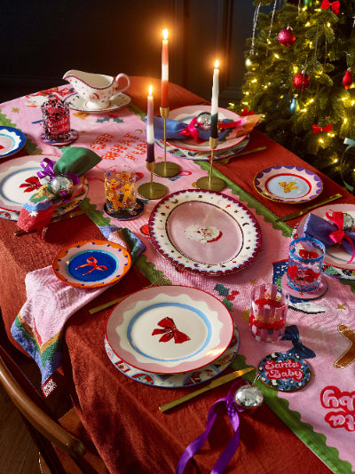 Eleanor Bowmer Festive Santa Gravy Boat & Saucer
