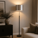 Pagazzi Zanita Light Toned Stem Silver Floor Lamp