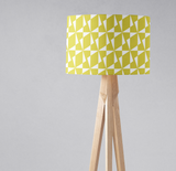 Shadowbright Yellow Retro Geometric Lampshade