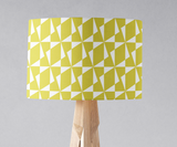 Shadowbright Yellow Retro Geometric Lampshade