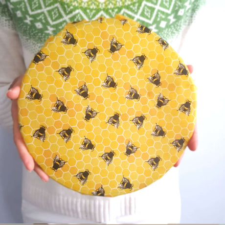 Honey Bee Good Large Beeswax Wraps Set of 2 | Lemony Bees