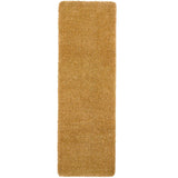 Washable Ochre Shaggy Rug