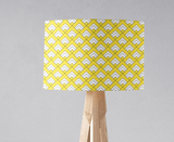 Shadowbright Yellow and White Geometric Tiles Design Lampshade