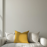 Shadowbright Retro Yellow Geometric Cushion Cover – Throw Pillow