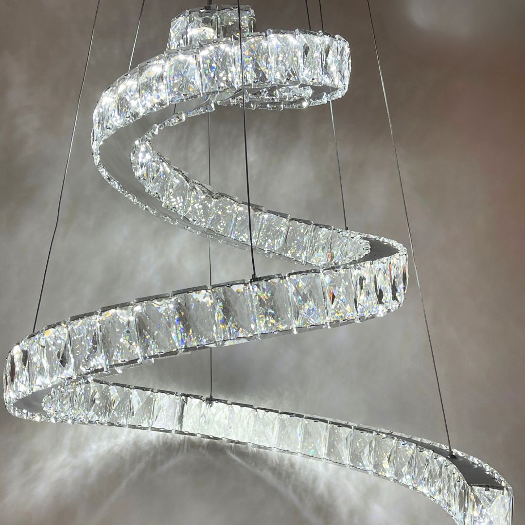 Pagazzi Khadija Colour Changing LED Polished Chrome Ceiling Light
