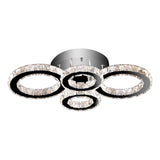 Pagazzi Niomi 4-Light Polished Chrome LED Ceiling Light