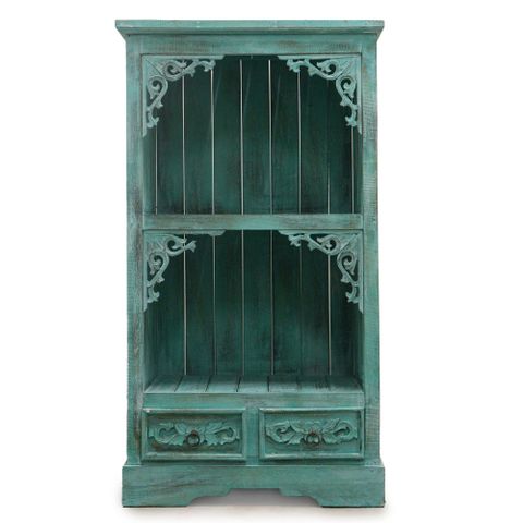 HatiNest Albasia Bathroom Cabinet Turquoise Wash