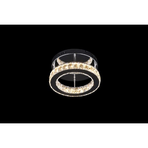Pagazzi Grace Colour Changing LED Polished Chrome Flush Light