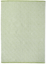 Diamond Green Hand-woven Rug