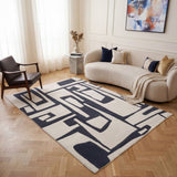 The Rugs Loft Abstract Blue Rug