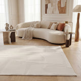 The Rugs Loft Abstract Cream Rug
