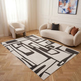 The Rugs Loft Abstract Dark Grey Rug