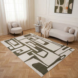 The Rugs Loft Abstract Green Rug