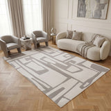 The Rugs Loft Abstract Grey Rug
