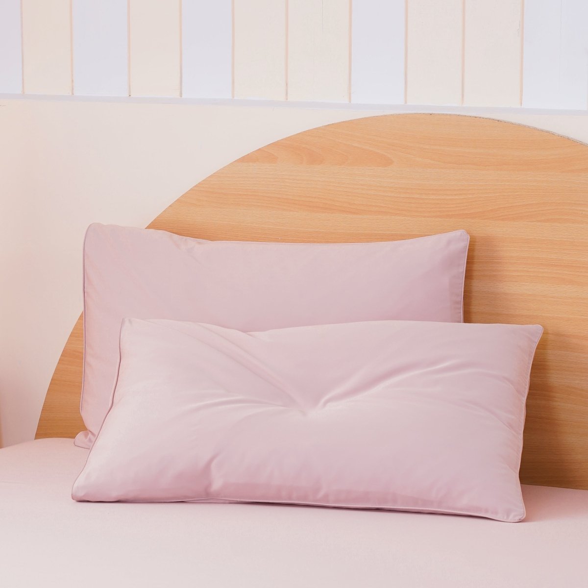 SHEET STORY Ackly Bamboo - Blush Pink Pillowcases Pair