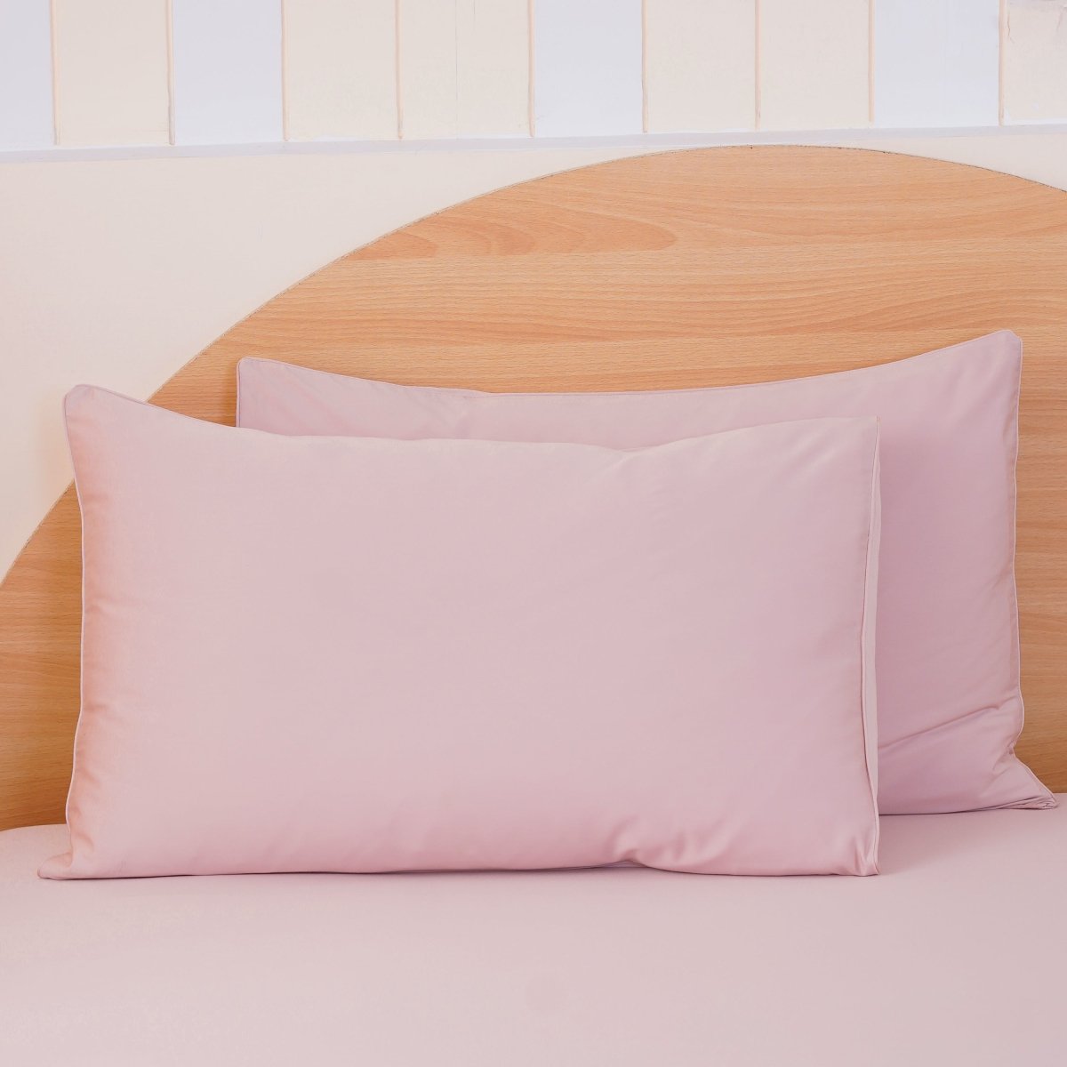 SHEET STORY Ackly Bamboo - Blush Pink Pillowcases Pair